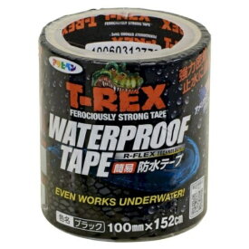 アサヒペン T-REX ウォータープルーフテープ 100mmX152cm TW-103 ブラック
