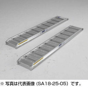 ALINCO(�A���C���R) �A���~�u���b�W(2�{1�Z�b�g) SA212505 �A���~�� �_�Ɨp �X�^���_�[�h�^�C�v ���{�� �L����2100mm �L����250mm �ő�ύڎ���0.5t/�Z�b�g