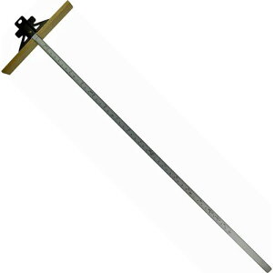 YSS 丸のこ定規 樫羽付き 600MM 600MMT−600