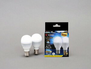 �A�C���X�I�[���} LED�d�� E17 �L�z�� 60�`���� �����F 2�Z�b�g LDA7N-G-E17-6T62P