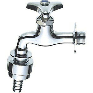 三栄水栓 自動接手横水栓 Y31V-20 三栄水栓製作所 SANEI 水道用品 排水用品 単水栓 逆止弁付 呼び径20mm ホース接続部品番:L210-2 JISB2061規格品 青銅製