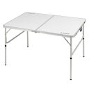 キャプテンスタッグ テーブル ラフォーレ アルミ2WAYテーブル L UC-0509