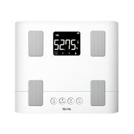※数量限定【即納在庫品】 TANITA タニタ 体組成計 体重計 50g測定 乗るピタ スマホ連携 使いやすい BMI 体脂肪率 基礎代謝 筋肉量 ホワイト 白 WH BC333L スマートフォンと連携 最大計量 150 kg