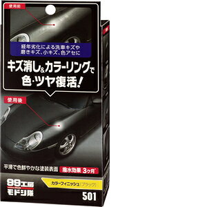 ソフト99 Soft99 99工房 モドシ隊 補修用品 カラーフィニッシュ ブラック 自動車塗装面のキズ消し及び艶出し用 09501