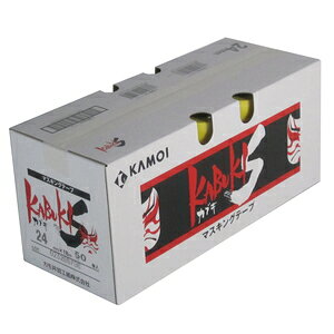 カモ井加工紙 車輌・建築用マスキングテープ カブキ−S 24mmx18m (5巻入) 10P 2590250024