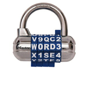 マスターロック 5桁ワード可変式南京錠 1534JADBLU