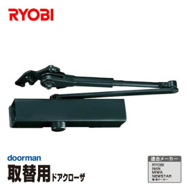 RYOBI 取替ドアクローザ ブラック 箱入り S-202P DB