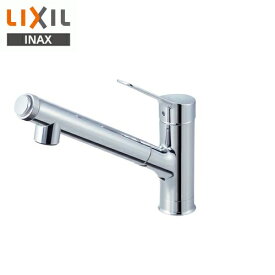 LIXIL(リクシル) 浄水器内蔵 シングルレバー混合水栓 ハンドシャワー付（寒冷地） RJF-971YN INAX キッチン用 シャワー切替 整流／微細シャワー ホース引出し機能 ワンホールタイプ エコハンドル お掃除楽々台座 上面施工 金属ハンドル 吐水口長さ自在243mm 配管サイズ13mm