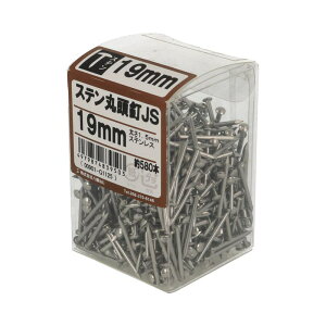 ステン丸頭釘 19mm 580入 ×4セット