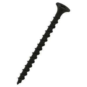 コーススレッド 木用ねじ 黒 ネジ径3.8×51mm 6入 ×5セット