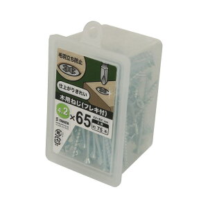 コーススレッド 木用ねじ フレキ ネジ径4.2×65mm 75入 ×2セット