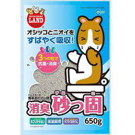 【セット販売】 ミニマルグッズ(小動物) MR‐966 消臭砂っ固 650g (×6セット) マルカン
