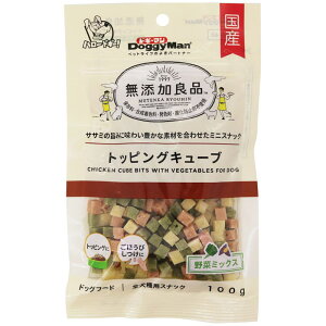 【ケース販売】 ドギーマン(Doggy Man) 無添加良品 トッピングキューブ野菜 100g (1袋100g入×36袋セット) ドギーマンハヤシ