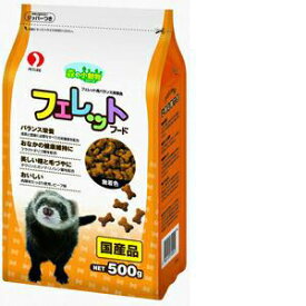 【セット販売】 ペットライン 森の小動物 フェレットフード 500g (×3セット)