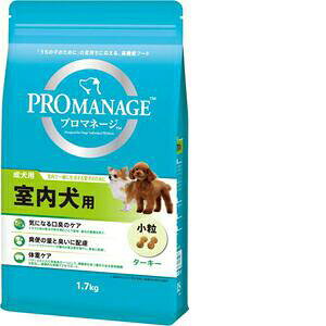 【ケース販売】 マースジャパン プロマネージ 成犬用 室内犬用 (1袋1.7kg入 ×6袋セット)