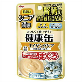 【ケース販売】 アイシア 健康缶パウチ エイジングケア (1袋40g入×48袋セット)