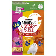 【ケース販売】 ネスレ モンプチ クリスピーキッス バラエティパック セレクトシリーズ 144g入×15セット