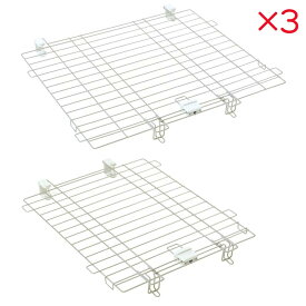 【ケース販売】 ペティオ トイレのしつけが出来る ドッグルームサークル ホワイト ワイド専用屋根面 (住居スペース用1枚＋トイレスペース用1枚)×3セット