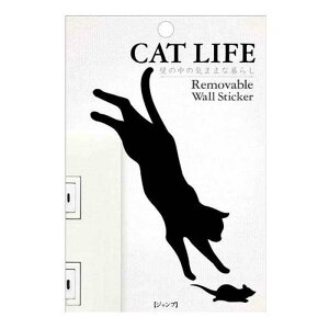 ���m�P�[�X �E�H�[���X�e�b�J�[ �ǎ��V�[�� �L �W�����v CAT LIFE