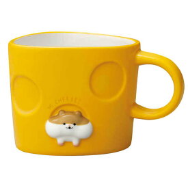 デコレコーポレーション マグカップ 200ml はむころん 陶器 ハムスター ブラウン