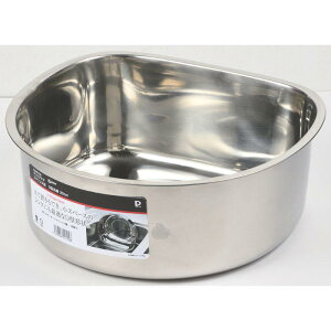 パール金属 アットアクア ステンレス製 D型洗桶30cm HB-4145