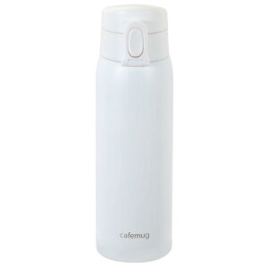 パール金属 カフェマグ グレース 軽量ワンタッチマグ 500 ペールホワイト HC-0544