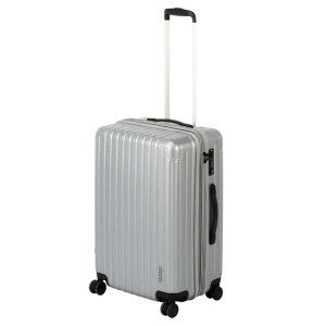 キャプテンスタッグ スーツケース TSAロックWFタイプ M シルバー UV-0095