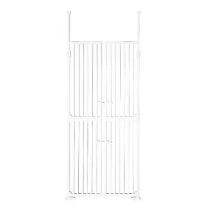 wanyanya にゃんドア ホワイト ねこ脱走防止ゲート 猫脱走 ペットゲート 柵 フェンス 猫 シンセーインターナショナル