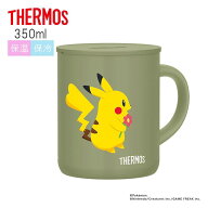 【即納在庫品】 サーモス 真空断熱マグカップ 0.35L オリーブグリーン JDG-351PK-OG THERMOS ポケモン