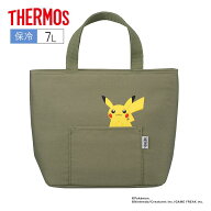 【即納在庫品】 サーモス 保冷ランチバッグ RFR-007PK OBW オリーブブラウン ポケモン
