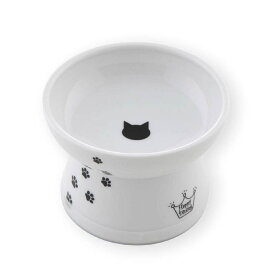 猫壱 猫 食器 猫用 脚付フードボウル 猫柄 レギュラー