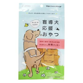 アブレス 盲導犬応援おやつ かぼちゃ米粉クッキー 30g 国泰ジャパン