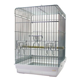 【即納在庫品】送料無料 HOEI 465オーム オウム 大型インコ ゲージ ケージ 豊栄金属 底色ホワイト 鳥かご バードケージ オウムケージ 鳥 オウム ホーエイ