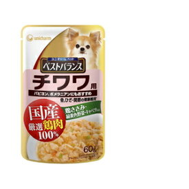 ユニ・チャーム ベストバランス パウチ チワワ用 60g