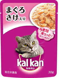 マースジャパン カルカンパウチ 1歳から まぐろとさけ 70g