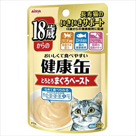 アイシア 健康缶パウチ 18歳からのとろとろまぐろペースト 40g