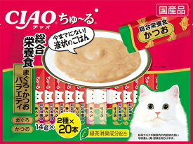 いなば ちゅ～る ちゅーる チャオ 総合栄養食 まぐろ・かつお バラエティ 14g×40本