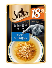 マースジャパン シーバ アミューズ 18歳以上 お魚の贅沢スープ まぐろ、かつお節添え 40g