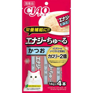 いなば CIAOエナジー エナジーちゅ〜る かつお 14g×4P チャオエナジー ちゅーる
