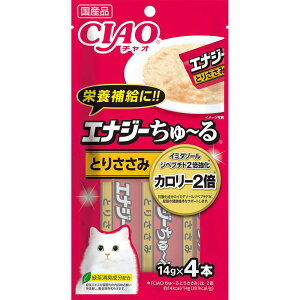 いなば CIAOエナジー エナジーちゅ〜る とりささみ 14g×4P チャオエナジー ちゅーる