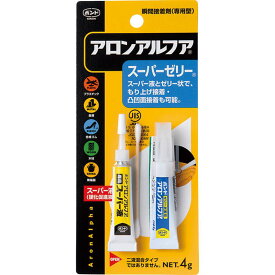 瞬間接着剤 アロンアルフア スーパーゼリー 4g コニシ (#30533)