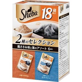 マースジャパンリミテッド 猫 ウェット シーバ リッチ 18歳以上 ごちそうフレーク 鶏ささみ味と海のアソート 35g×6 ペット用品