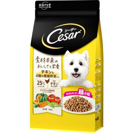 マースジャパンリミテッド 犬 ドライ シーザードライ 成犬用 チキンと4種の農園野菜入り 超小粒 700g