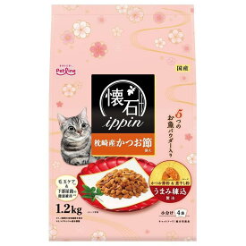 ペットライン 懐石枕崎産カツオ節1.2kg 猫 ドライ 全ステージ 1.2kg