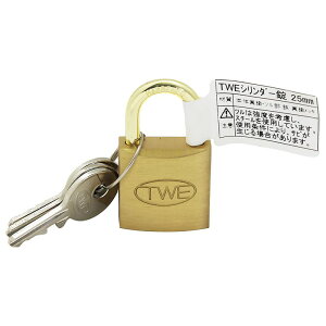 TWE シリンダー錠 25mm WAKI(和気産業)