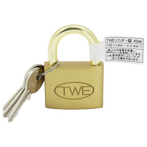 TWE シリンダー錠 45mm WAKI(和気産業)