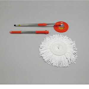 アイリスオーヤマ 回転モップ専用モップ オレンジ KMO-22