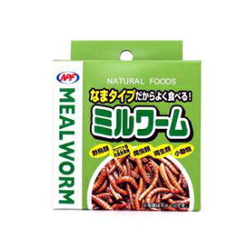 NPF ナチュラルペットフーズ ミルワーム 35g 缶 缶詰 鳥 ハリネズミ モモンガ 小動物 爬虫類 両生類 フード エサ 餌 主食 おやつ
