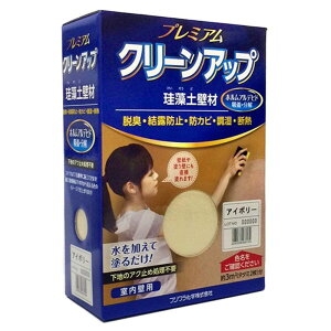 プレミアムクリーンアップ珪藻土壁材 アイボリー 3kg フジワラ化学