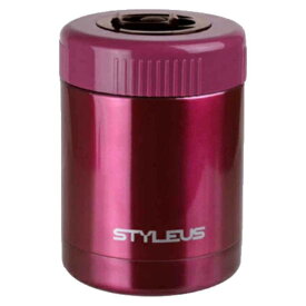 タフコ 保温弁当箱 スープジャー スタイラス フードポット 保温 保冷 ステンレス製 320ml レッド